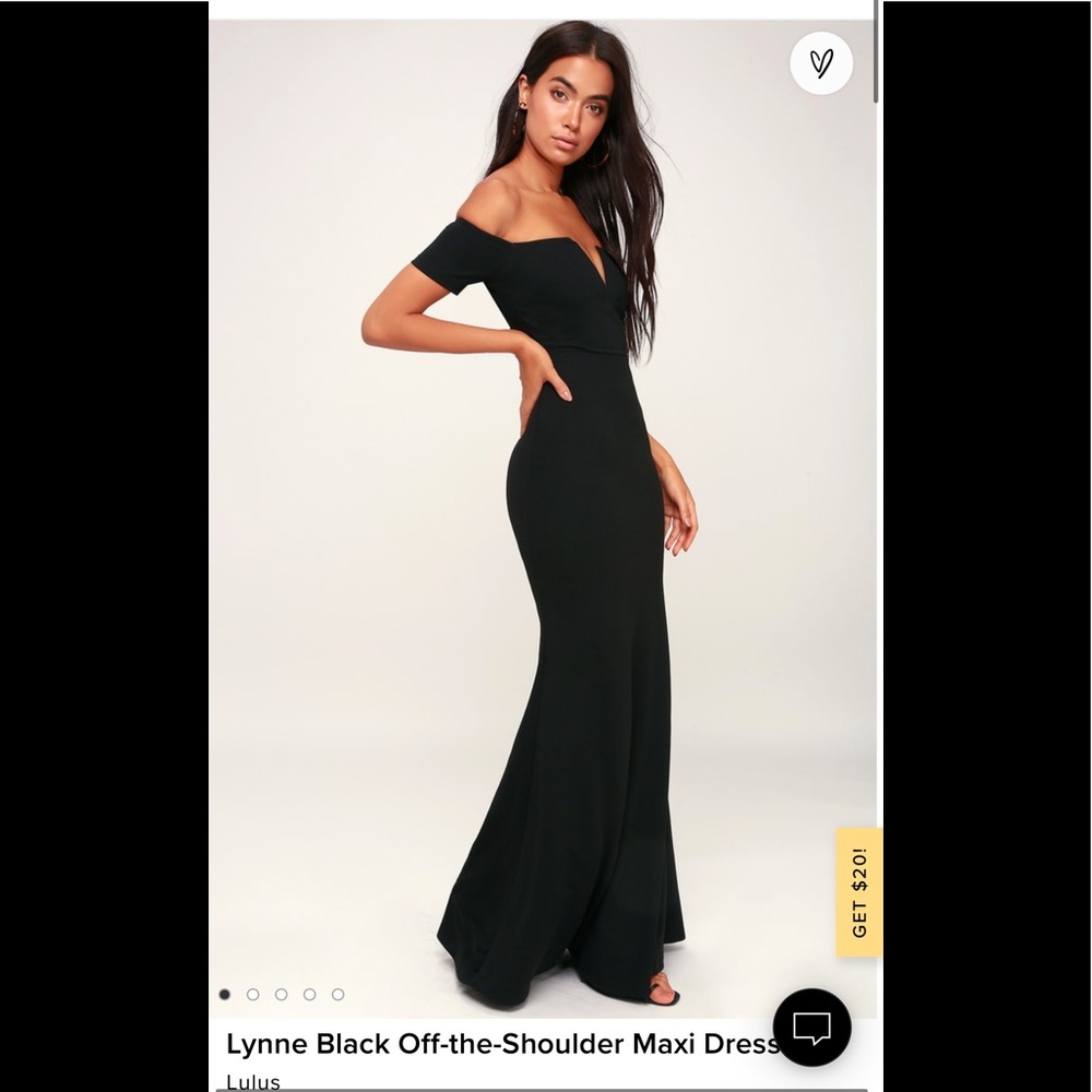 Lulus Lynne off the shoulder